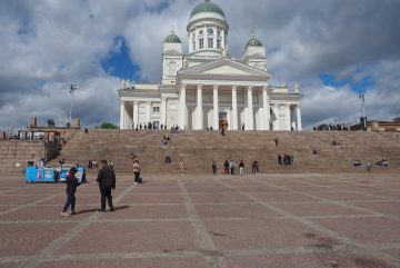 Кафедральный собор и Сенатская площадь в Хельсинки. Фото: JIP / Wikimedia Commons, CC BY-SA 4.0