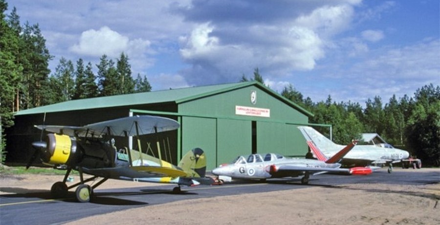 Музей авиации в Котке. VisitKotkaHamina
