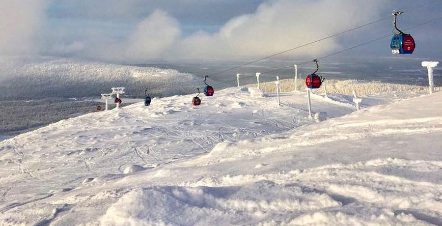 Горнолыжный курорт Леви. Гондола 2000