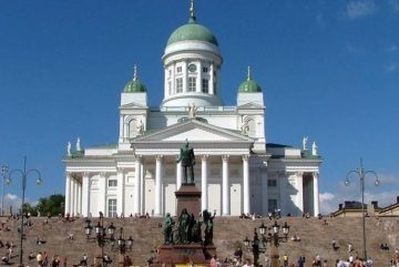 Сенатская площадь Хельсинки - архитектурный ансамбль