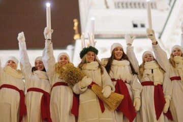 День святой Люсии в Хельсинки